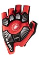 CASTELLI Cyklistické rukavice krátkoprsté - ROSSO CORSA PRO - červená