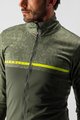 CASTELLI Cyklistická zateplená bunda - FINESTRE - žlutá/zelená