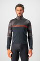 CASTELLI Cyklistická zateplená bunda - FINESTRE - černá/červená