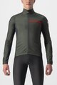 CASTELLI Cyklistická větruodolná bunda - SQUADRA STRETCH - zelená