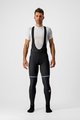 CASTELLI Cyklistické kalhoty dlouhé s laclem - POLARE 3 - černá