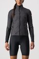 CASTELLI Cyklistická větruodolná bunda - UNLIMITED W PUFFY - šedá