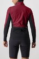 CASTELLI Cyklistická větruodolná bunda - UNLIMITED W PUFFY - bordó