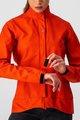 CASTELLI Cyklistická voděodolná pláštěnka - COMMUTER W REFLEX - oranžová/červená