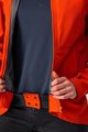 CASTELLI Cyklistická voděodolná pláštěnka - COMMUTER W REFLEX - oranžová/červená