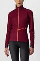 CASTELLI Cyklistická zateplená bunda - GO W - bordó