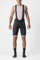 CASTELLI Cyklistické kalhoty krátké s laclem - COMPETIZIONE KIT - černá