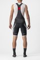 CASTELLI Cyklistické kalhoty krátké s laclem - COMPETIZIONE KIT - černá