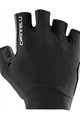 CASTELLI Cyklistické rukavice krátkoprsté - ENDURANCE - černá