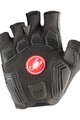CASTELLI Cyklistické rukavice krátkoprsté - ENDURANCE - černá