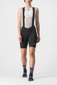 CASTELLI Cyklistické kalhoty krátké s laclem - ENDURANCE W - černá