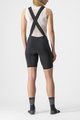 CASTELLI Cyklistické kalhoty krátké s laclem - ENDURANCE W - černá