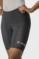 CASTELLI Cyklistické kalhoty krátké bez laclu - ENDURANCE W - černá