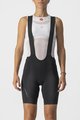 CASTELLI Cyklistické kalhoty krátké s laclem - VELOCISSIMA 3 - černá