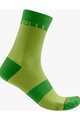 CASTELLI Cyklistické ponožky klasické - VELOCISSIMA 12 - světle zelená/zelená