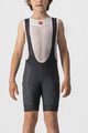 CASTELLI Cyklistické kalhoty krátké s laclem - JR COMPETIZIONE - černá