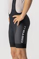 CASTELLI Cyklistické kalhoty krátké s laclem - JR COMPETIZIONE - černá/bílá