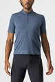 CASTELLI Cyklistické triko s krátkým rukávem - TECH 2 POLO - modrá