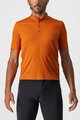 CASTELLI Cyklistické triko s krátkým rukávem - TECH 2 POLO - oranžová