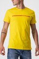 CASTELLI Cyklistické triko s krátkým rukávem - VENTAGLIO TEE - žlutá