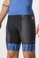 CASTELLI Cyklistické kalhoty krátké bez laclu - FREE TRI - černá/modrá