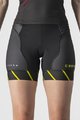 CASTELLI Cyklistické kalhoty krátké bez laclu - FREE W SHORT TRI - černá/světle zelená