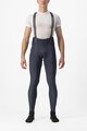 CASTELLI Cyklistické kalhoty dlouhé s laclem - FREE AERO RC - modrá