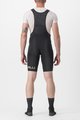 CASTELLI Cyklistické kalhoty krátké s laclem - PREMIO BLACK LTD EDITION - černá/zlatá