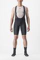 CASTELLI Cyklistické kalhoty krátké s laclem - ENTRATA 2 - černá