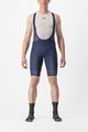 CASTELLI Cyklistické kalhoty krátké s laclem - ENTRATA 2 - modrá