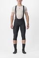 CASTELLI Cyklistické kalhoty 3/4 s laclem - ENTRATA 2 - černá