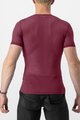 CASTELLI Cyklistické triko s krátkým rukávem - PRO MESH 2.0 - bordó