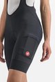 CASTELLI Cyklistické kalhoty krátké s laclem - UNLIMITED CARGO W - černá