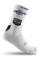 CASTELLI Cyklistické ponožky klasické - QUICKSTEP ROSSO CORSA PRO 15 - bílá