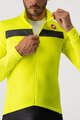 CASTELLI Cyklistický dres s dlouhým rukávem zimní - PURO 3 - žlutá