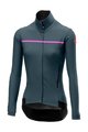 CASTELLI Cyklistická zateplená bunda - PERFETTO W LONG SLEEVE - modrá
