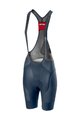 CASTELLI Cyklistické kalhoty krátké s laclem - FREE AERO 4 W - modrá