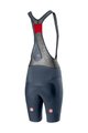 CASTELLI Cyklistické kalhoty krátké s laclem - FREE AERO 4 W - modrá