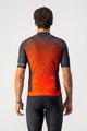 CASTELLI Cyklistický dres s krátkým rukávem - INSIDER - oranžová/červená