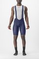CASTELLI Cyklistické kalhoty krátké s laclem - SUPERLEGGERA - modrá