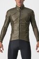 CASTELLI Cyklistická větruodolná bunda - ARIA SHELL - zelená