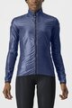 CASTELLI Cyklistická větruodolná bunda - ARIA SHELL W - modrá