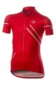 CASTELLI Cyklistický dres s krátkým rukávem - CAMPIONCINO - červená