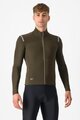 CASTELLI Cyklistický dres s dlouhým rukávem zimní - TUTTO NANO ROS - zelená