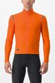 CASTELLI Cyklistický dres s dlouhým rukávem zimní - TUTTO NANO RoS - oranžová