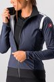 CASTELLI Cyklistická zateplená bunda - ALPHA ROS 2 W LIGHT - modrá
