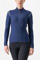 CASTELLI Cyklistický dres s dlouhým rukávem zimní - TUTTO NANO RoS W - modrá