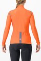 CASTELLI Cyklistický dres s dlouhým rukávem zimní - TUTTO NANO RoS W - oranžová