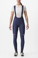 CASTELLI Cyklistické kalhoty dlouhé s laclem - SORPASSO RoS W - modrá