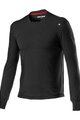 CASTELLI Cyklistické triko s dlouhým rukávem - MERINO LS TEE - černá